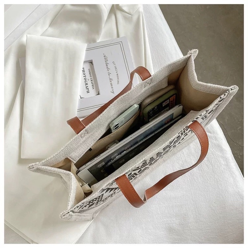 Túi Cói Hello Weekend, Hoa Văn Cao Cấp