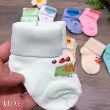 Sét 2 đôi tất len cho bé 0-6 tháng, chất len mềm mịn dày dặn