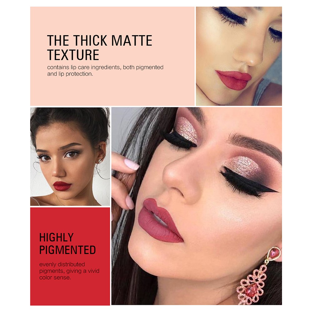 Son Môi SACE LADY Trang Điểm Chất Màu Lì Lâu Trôi Không Bị Nhòe Chống Dính Ly Tiện Lợi 2.5ml | BigBuy360 - bigbuy360.vn