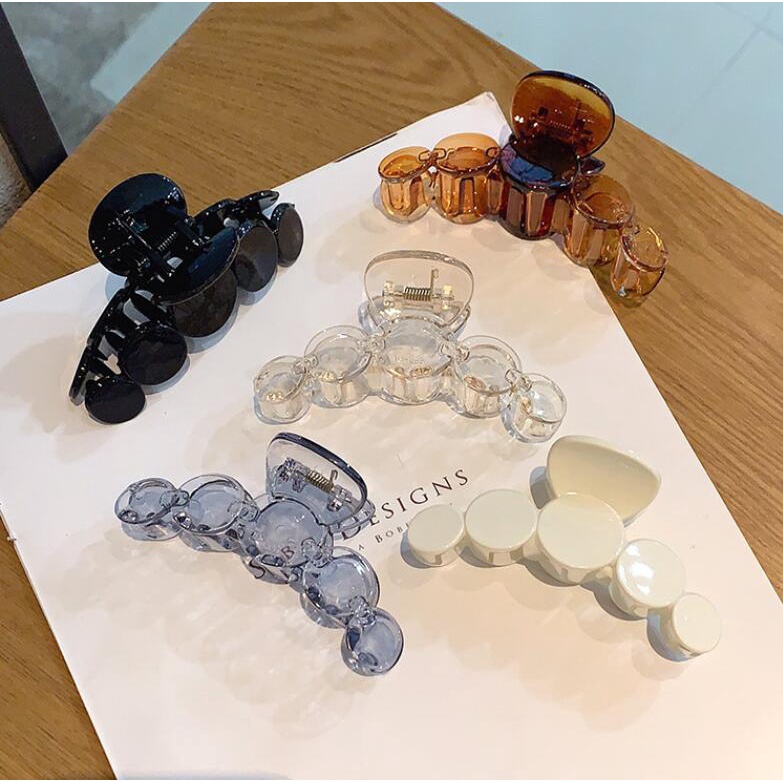 Kẹp tóc hình cá mập bằng Acrylic thời trang thu đông Hàn Quốc cho nữ