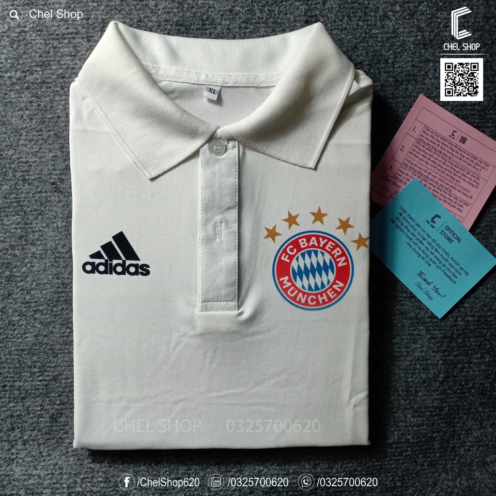 Áo polo cao cấp Bayern Munich [ẢNH THẬT]