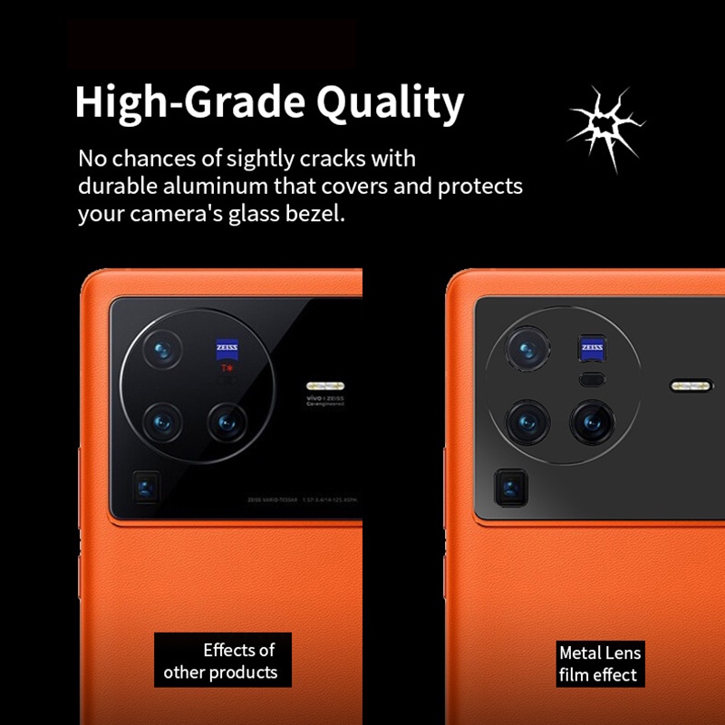 Khung Kim Loại Nhôm Bảo Vệ Camera Cho vivo X80 Pro X Fold Note