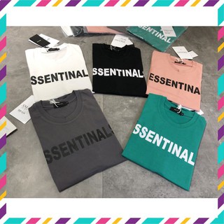 Áo thun nam ESSENTIAL, áo phông  basic, unisex, vải cotton co giãn 4 chiều, thấm hút mồ hôi New