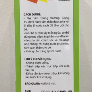 Nước tắm thảo dược Lacto diall