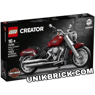 Lego unik brick 10269 harley davidson fat boy xe mô tô đỏ trong creator chính hãng .