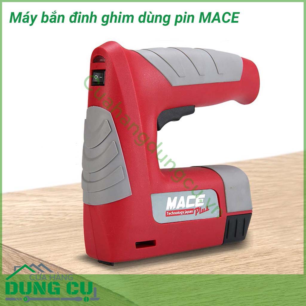 Máy bắn đinh ghim dùng pin MACE PLUS
