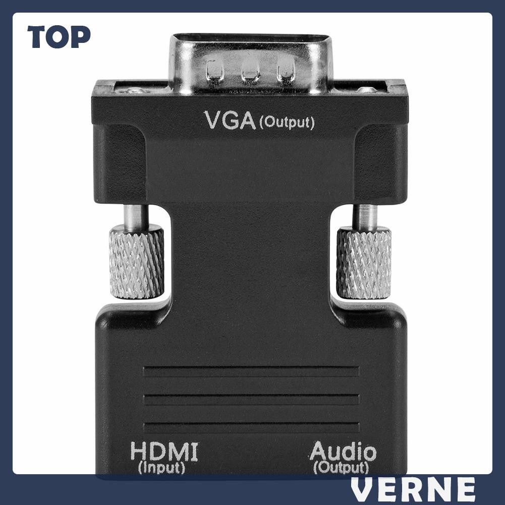 Bộ Chuyển Đổi Hdmi Sang Vga Hỗ Trợ Âm Thanh 1080p