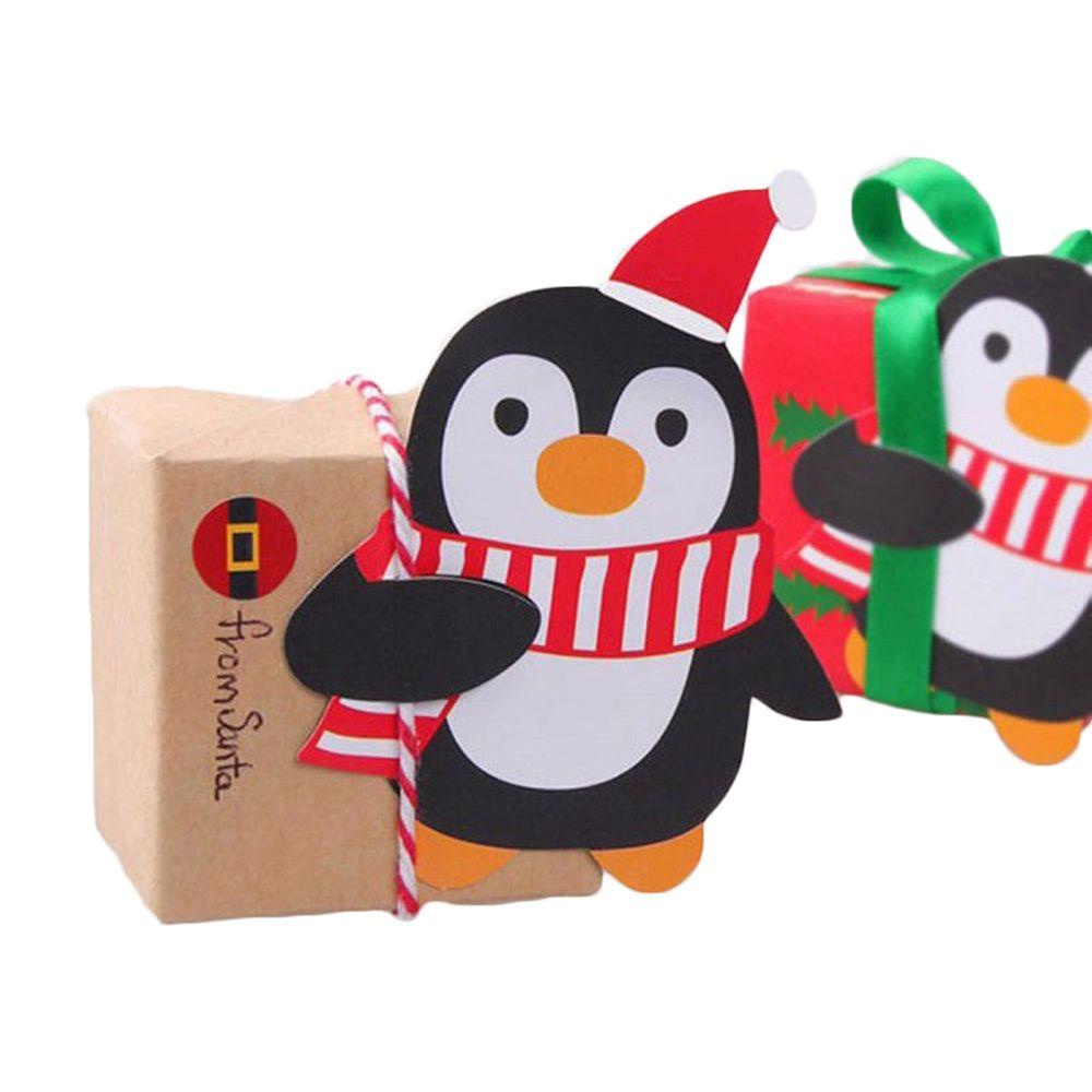 Set 50 Thẻ Trang Trí Giáng Sinh Hình Kẹo Mút Chất Lượng Cao