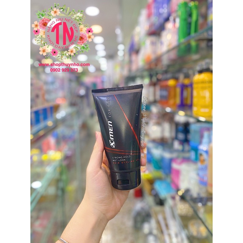 Gel vuốt tóc X-Men For Boss Strong Hold Wet Look