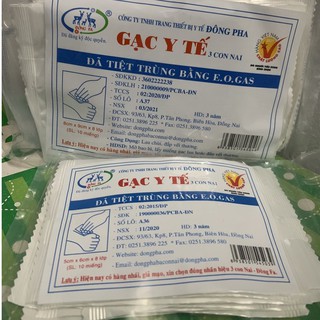 Gạc y tế tiệt trùng Đông Pha gói 10 miếng