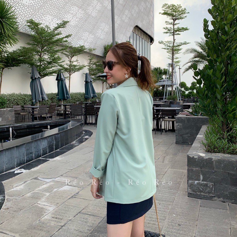 Blazer xanh ngọc Hương giang/ và N. Tây | BigBuy360 - bigbuy360.vn