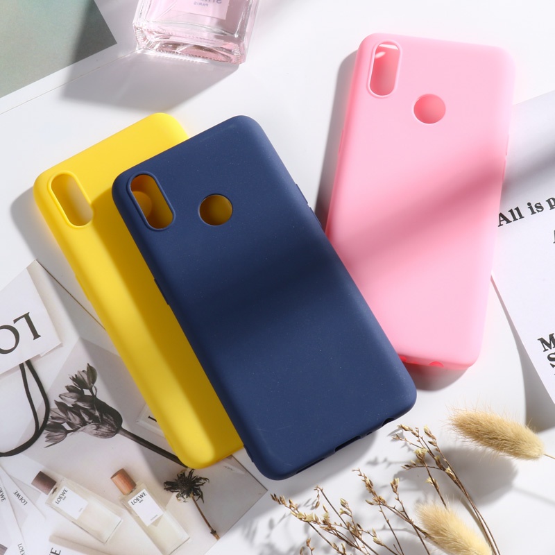 Ốp điện thoại silicon dẻo màu macaron cho Samsung A01 A10 A10S A11 M11 A20S A21 A21S
