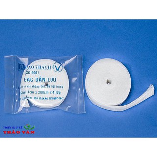 Gạc dẫn lưu Bảo Thạch (50cuộn/gói)