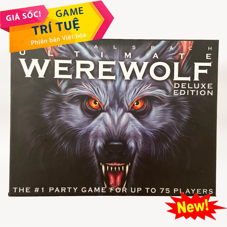 Trò chơi bài Ma sói bản tiếng Việt Ultimate Deluxe đẹp, giá rẻ cho 5 - 75 người chơi