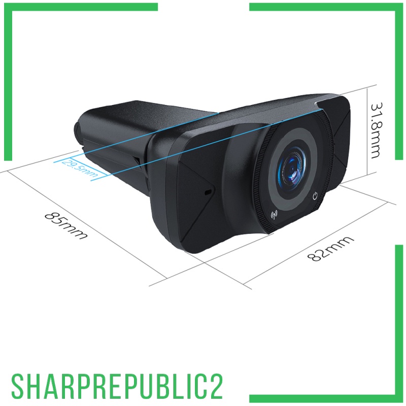 Webcam Sharprepublic2 Cổng Usb 1080p Kèm Mic Dùng Để Quay Video Cho Pc | BigBuy360 - bigbuy360.vn