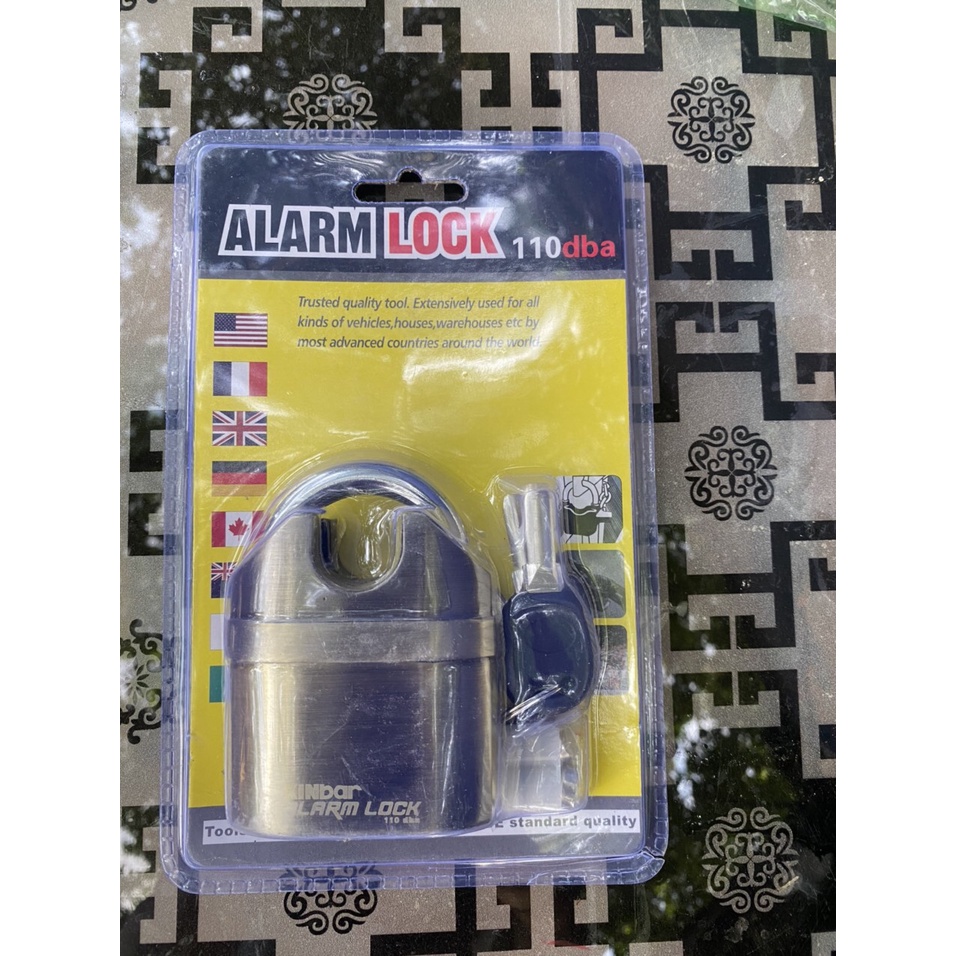Khóa chống trộm báo động, chống cắt Kinbar K106, ổ khoá chính hãng
