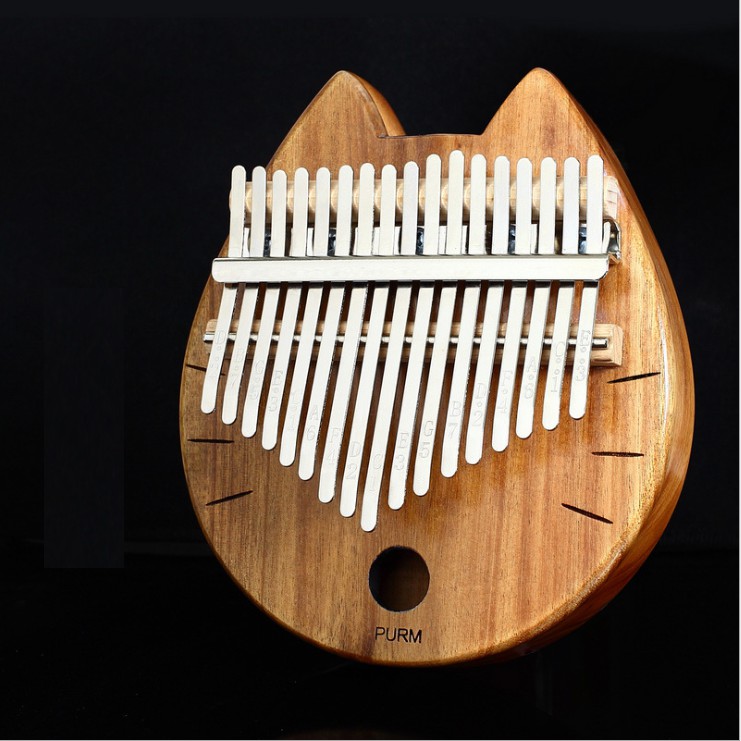 Đàn kalimba mèo gỗ 17 phím mèo PURM NEKO- Adorable Home