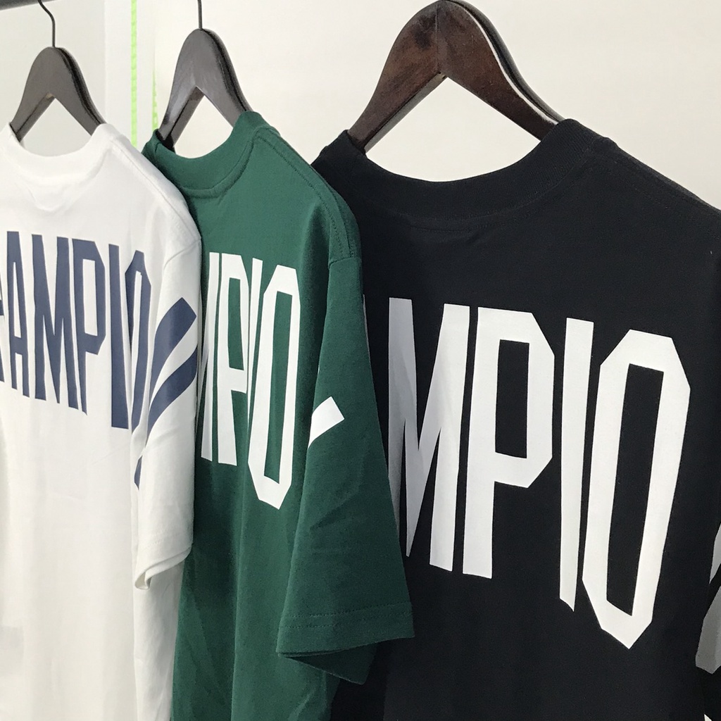Áo thun Champion chữ rời logo thêu Tubee shop