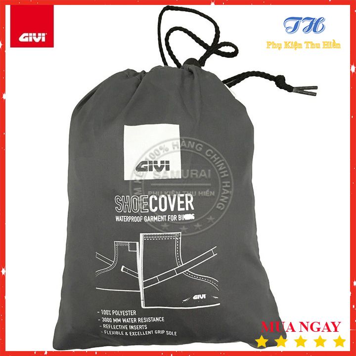 Giày Đi Mưa Chính Hãng Givi Đế Mềm - Mã SC02