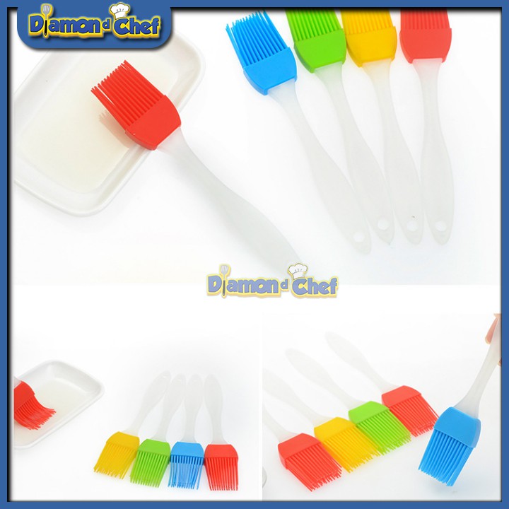 Chổi silicon cán nhựa thường 17cm