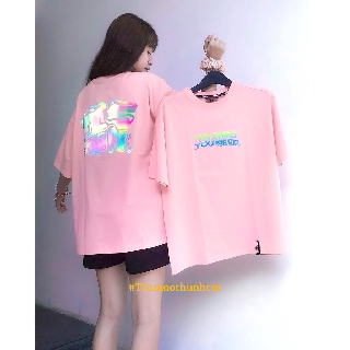 Áo thun UNISEX tay lỡ form rộng TSUN phản quang