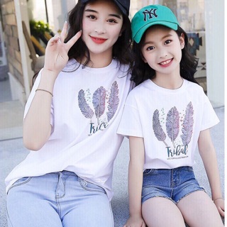 Áo mẹ và bé đẹp thun cotton loại 1 đủ màu đủ size