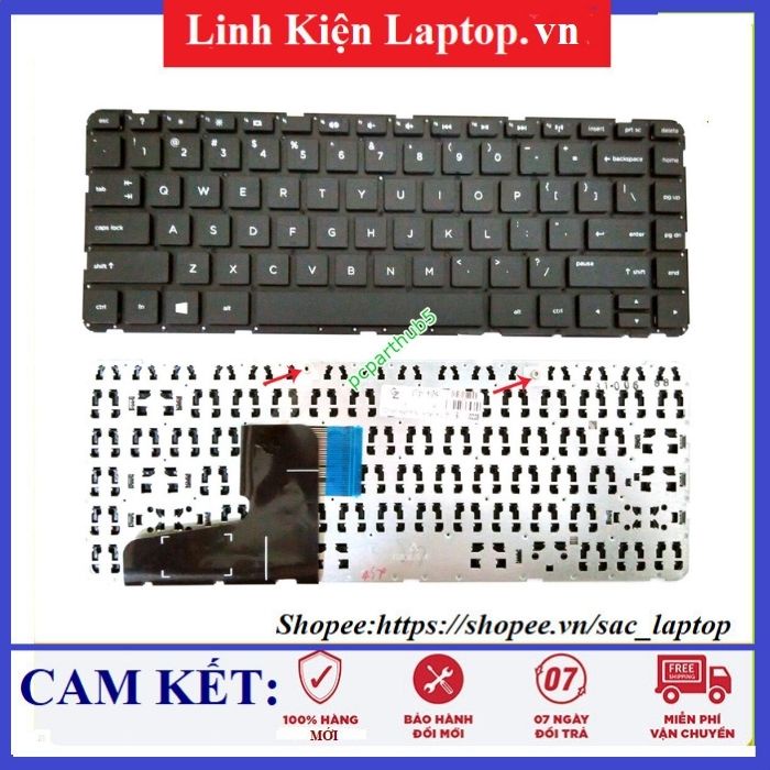 Bàn phím laptop HP 14-r010TU 14-r041TU 14-r066TU