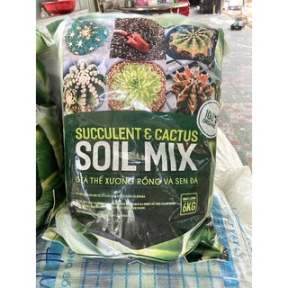 Đất trồng soilmix dành cho sen đá & xương rồng 6kg