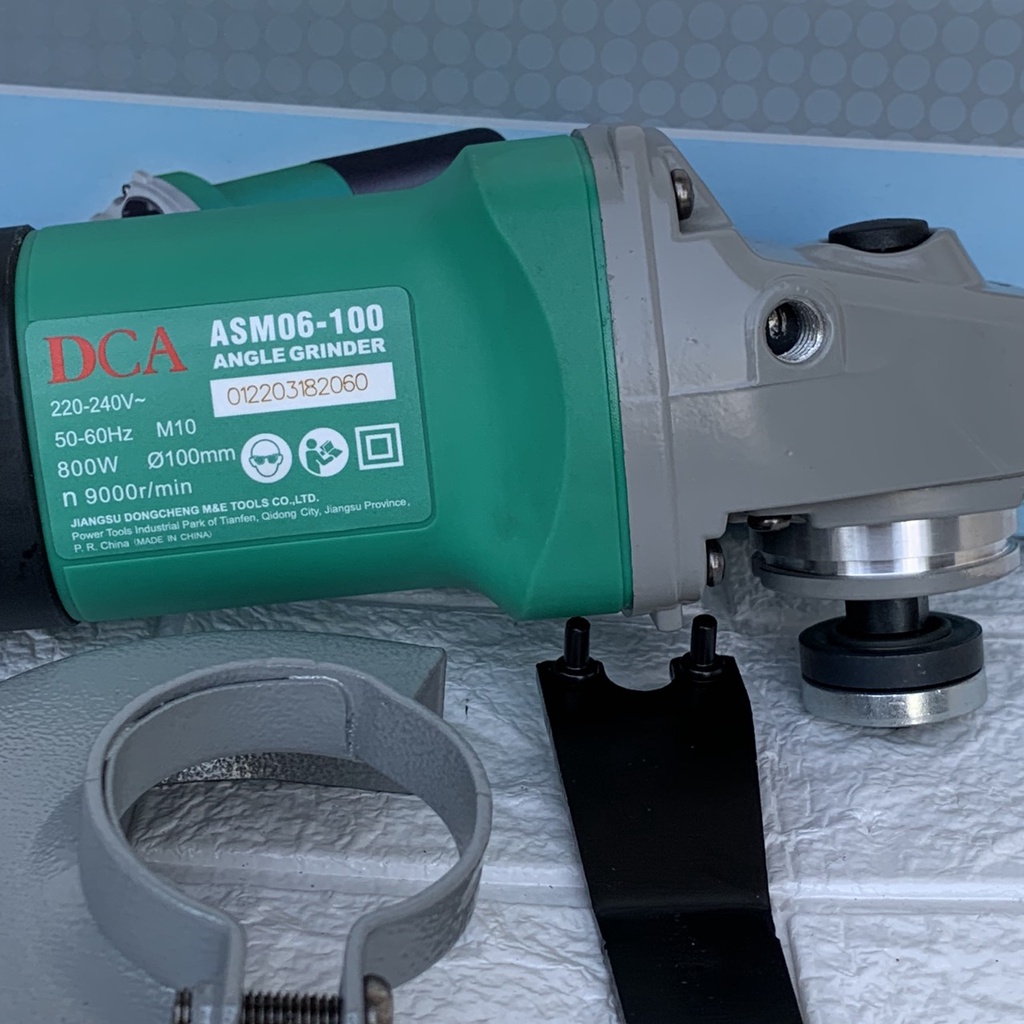 Máy mài cắt cầm tay DCA ASM06-100 công suất 800W, sử dụng đá mài , đá cắt 100