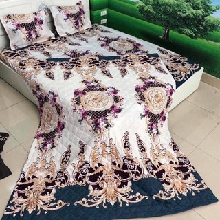 Set Chăn Ga Gối Cotton 5 Món Chăn Hè