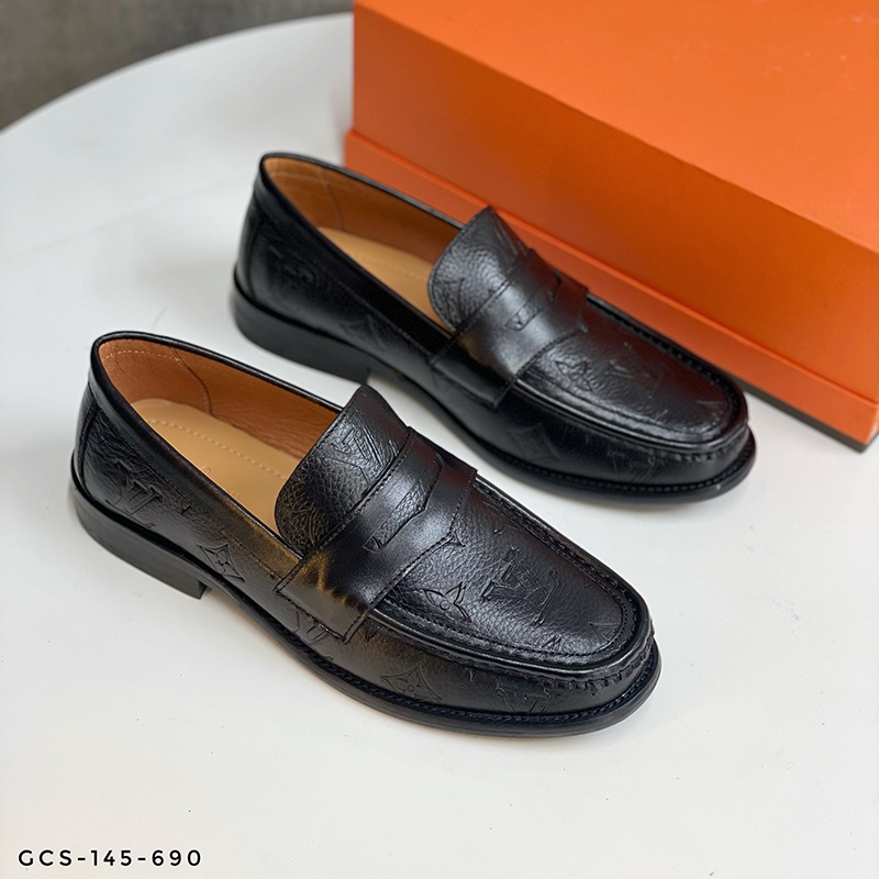 [FREESHIP - DA THẬT] - Giày tây nam công sở - Giày lười nam da bò cao cấp lịch lãm CS-145