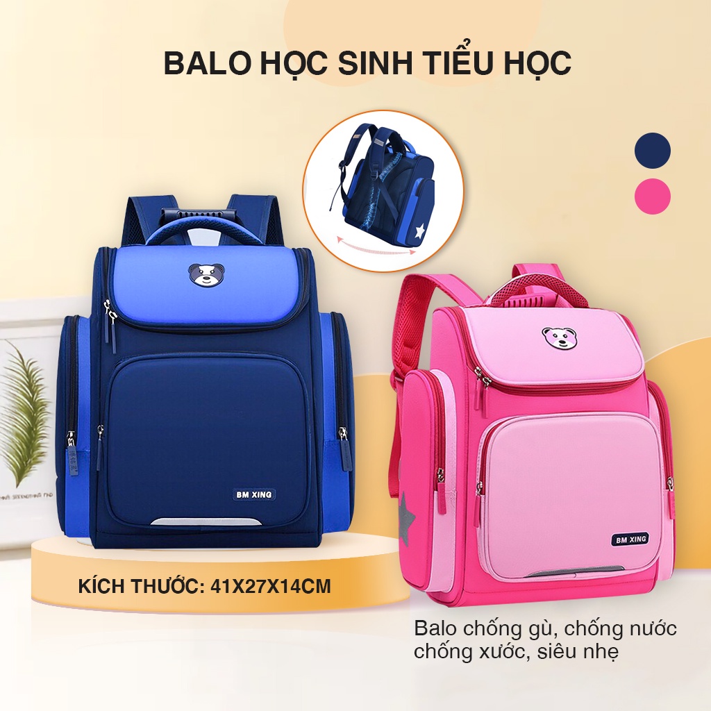 Balo học sinh tiểu học hình siêu nhân cho bé trai chất liệu chống thấm hình nổi 3D đẹp mắt