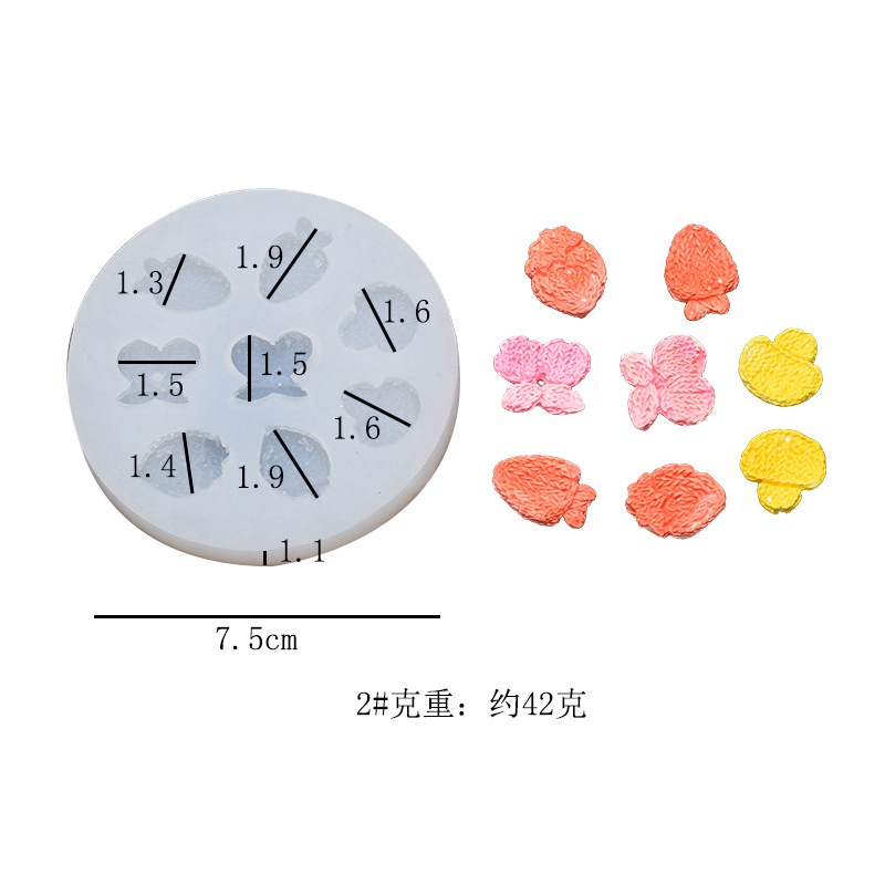 Khuôn Silicone Làm Bánh Hình Nón Tiện Dụng