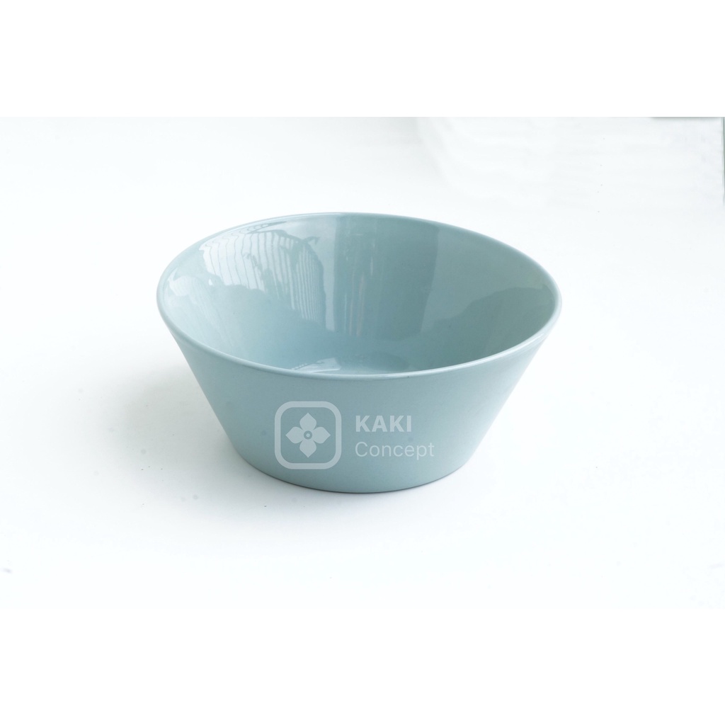 Bát sứ trộn salad - Bộ bát nhiều màu trơn Kaki Concept