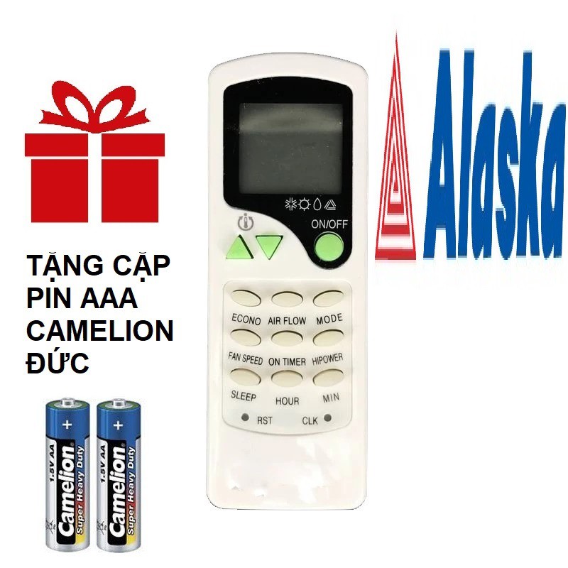 Remote máy lạnh ALASKA mẫu 3 - Điều khiển điều hòa ALASKA mẫu 3