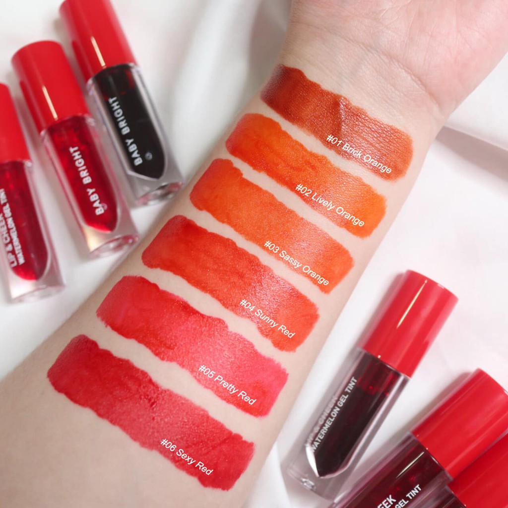 [NEW] Son Tint Baby Bright Lip And Cheek Watermelon Gel Tint 2.5g HL55-Trúc Cosmetics | BigBuy360 - bigbuy360.vn