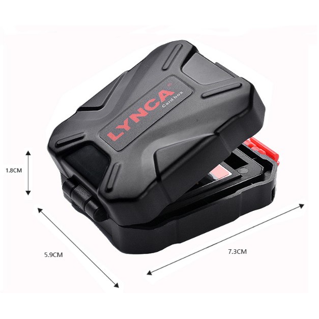 Hộp Đựng thẻ Nhớ LYNCA KH10- [8SD + 4CF + 12TF (MicroSD)]