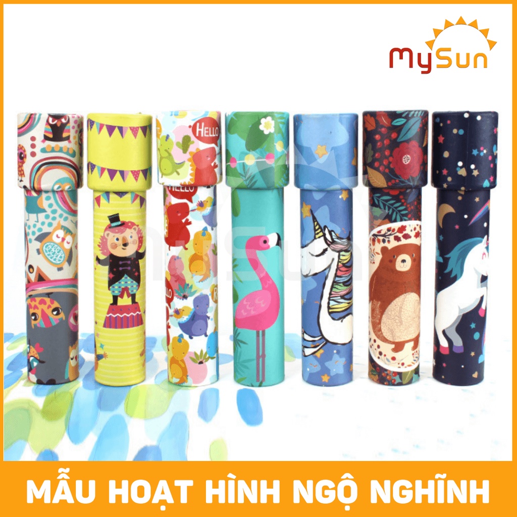 Ống nhòm Kính vạn hoa Đồ chơi trẻ em phát triển trí tuệ thông minh cho bé 2 3 4 5 tuổi - MySun