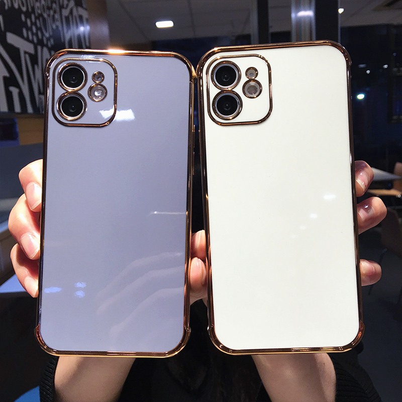 Ốp Điện Thoại Mạ Điện 6D Chất Lượng Cao Chống Rơi Cho IPhone 12mini 11 12 X XS Pro Max XR 7 8 Plus SE2020