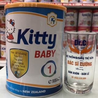 Kitty baby 900g dành cho trẻ 0-12 tháng khi sữa mẹ không đủ thì đây là dòng sữa với nhièu ưu điểm vượt trội nhất