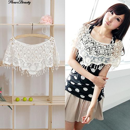 Áo Choàng Phối Ren Phong Cách Quyến Rũ Thanh Lịch Dành Cho Nữ