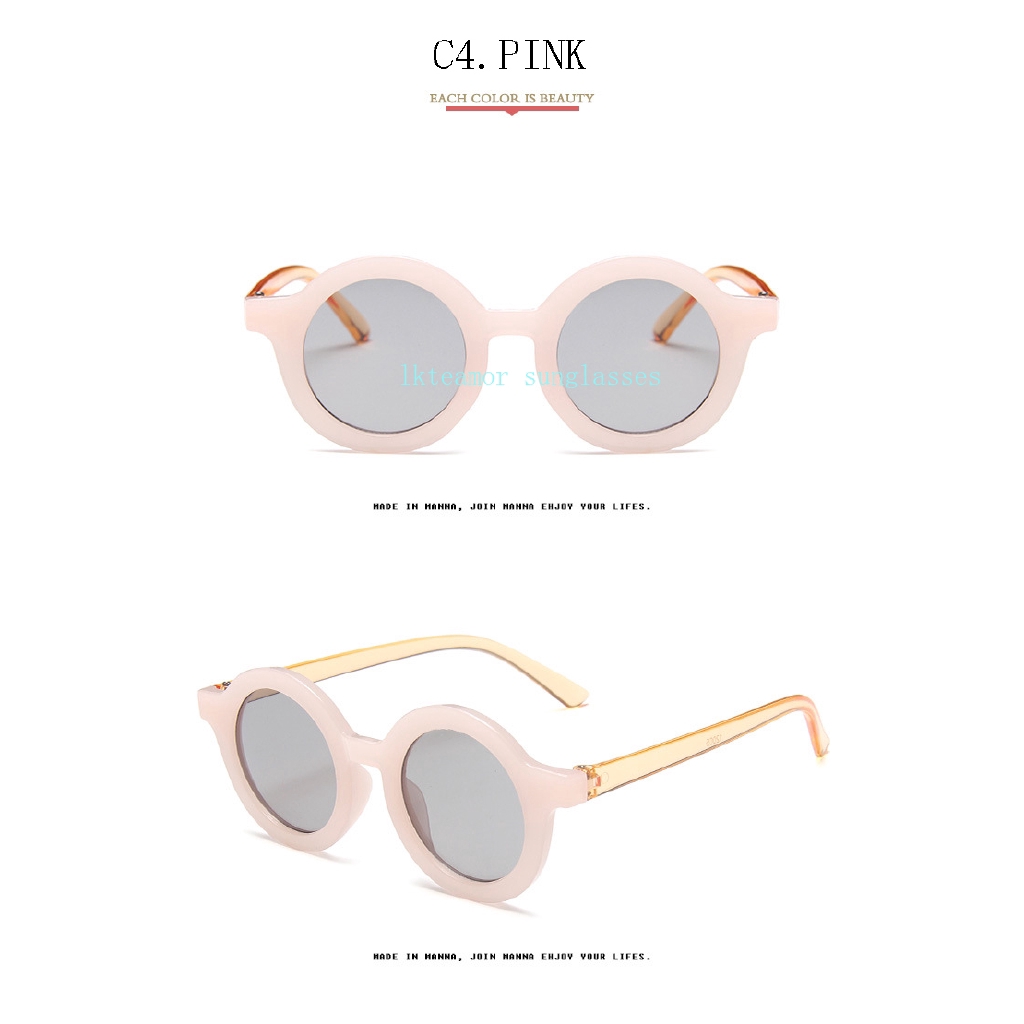 Kính Mát Tròn Chống Tia Uv400 Cho Bé