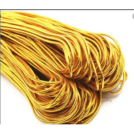 10 mét Dây thun kim tuyến co giãn nhiều size 0.8-1-1.2-15mm