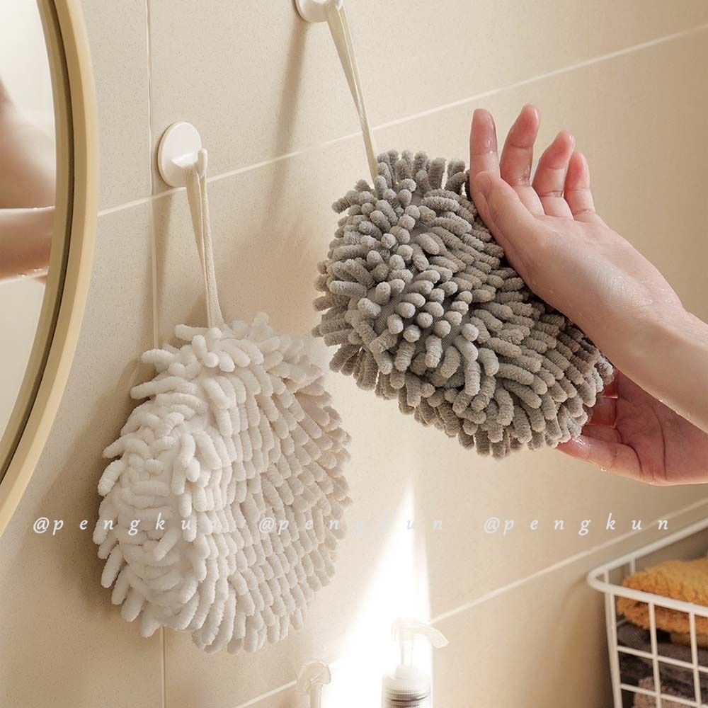 Chenille Khăn Lau Tay Lông Mềm Thấm Hút Nước Có Thể Treo Được ins