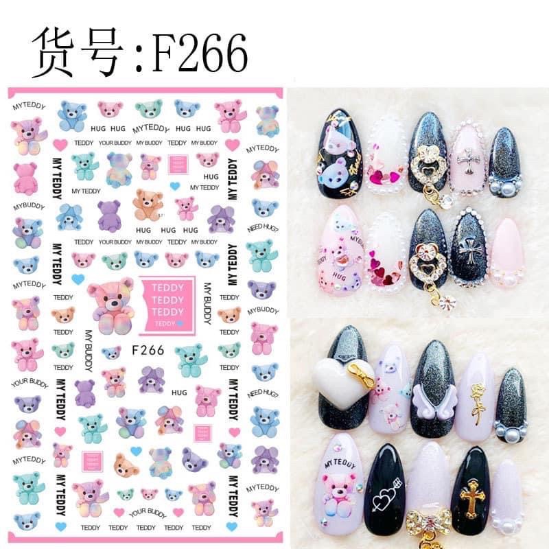 Sticker dán móng tay , nail sticker trang trí Mẫu Mới