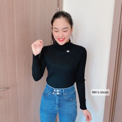 Min's Shoes - Áo Len Cao Cấp Vân Nổi Áo 457