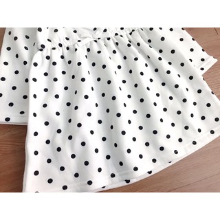 Váy nỉ Primark chấm bi bé gái