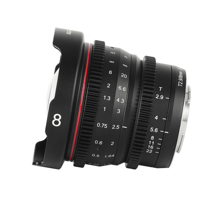 Ống kính MEIKE 8mm T2.9 Cine Mini Prime Lens Announced