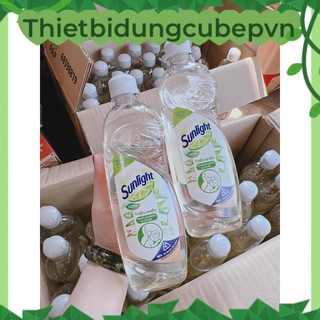 Nước rửa chén sunlight thiên nhiên muối khoáng - lô hội 370g