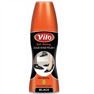 Xi nước đánh giày Vilo liquid shoe polish 80ml (màu đen)